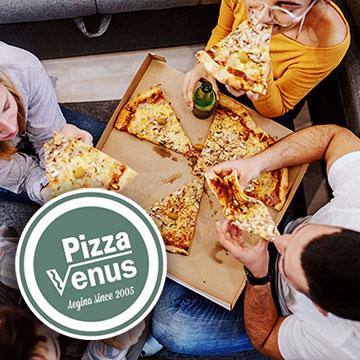 Venus Pizza στην Αίγινα - Εξώφυλλο| Venus Pizza on Aegina Island - Featured Image